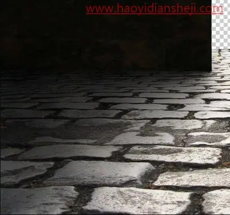 科幻合成，通过PS制作科幻感十足的人物迈向神秘之门_www.haoyidiansheji.com