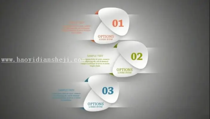 制作图表，视频讲解用PS制作漂亮的信息图表_www.haoyidiansheji.com