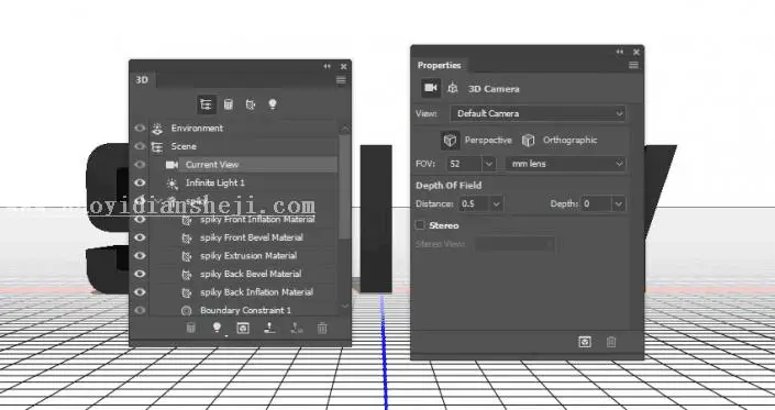 金属字，用PS制作3D效果的金属铆钉文字_www.haoyidiansheji.com