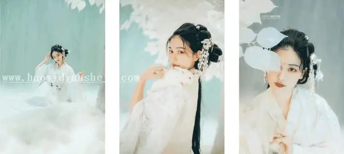 古风人像，通过PS把前期偏暗的古装人像制作出仙气十足的效果_www.haoyidiansheji.com