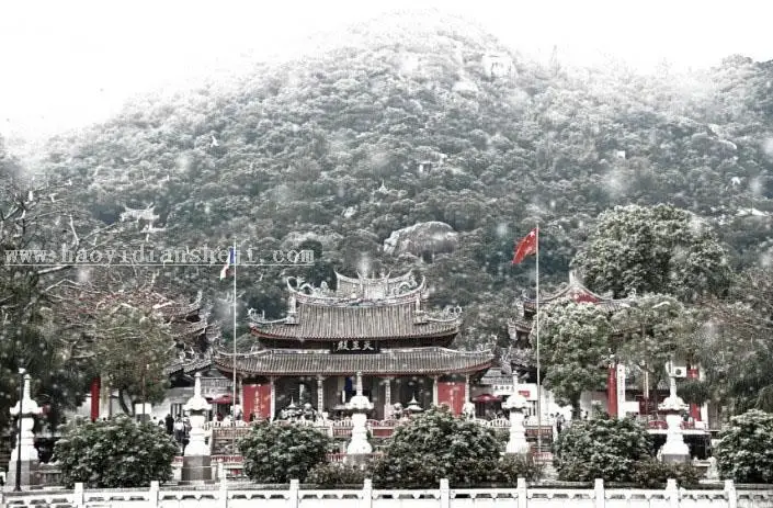 下雪效果，教你制作唯美冬日雪景效果_www.haoyidiansheji.com