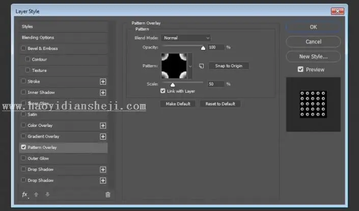 3D字体，用PS制作立体风格的矩阵LED字体_www.haoyidiansheji.com