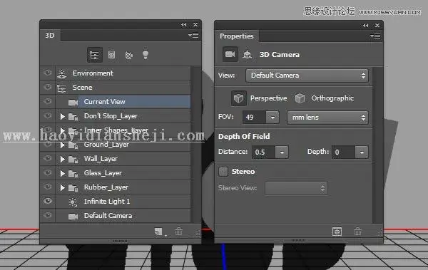 3D字体，通过PS制作红色积木立体文字图片_www.haoyidiansheji.com