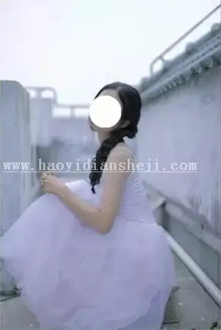 废片后期，通过PS拯救阴天拍摄的人像_www.haoyidiansheji.com