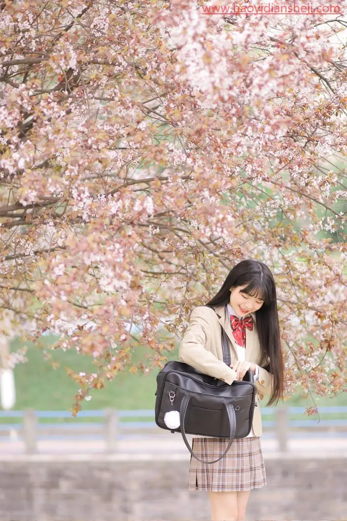 清新人像，快速调出日系樱花照片_www.haoyidiansheji.com