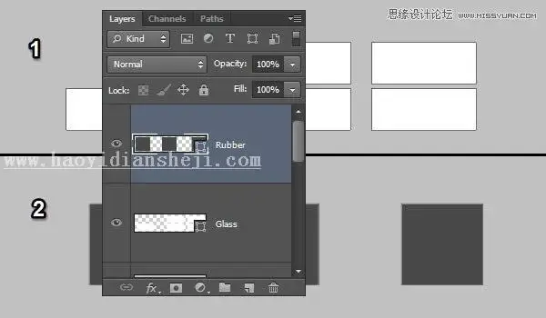 3D字体，通过PS制作红色积木立体文字图片_www.haoyidiansheji.com