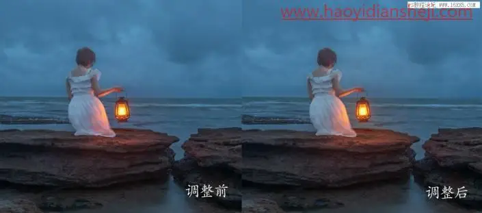 后期思路，用实例详解PS暗光环境下的人像后期思路_www.haoyidiansheji.com