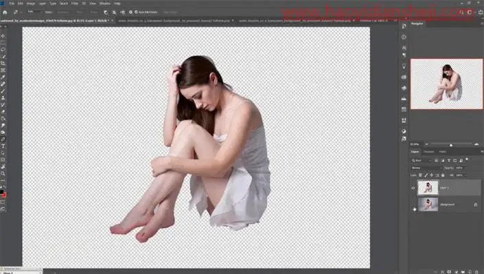唯美合成，制作女孩坐在花朵上的浪漫场景_www.haoyidiansheji.com