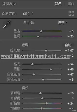 LR调色教程，通过LR给男生的照片营造一种“少年感”色调_www.haoyidiansheji.com