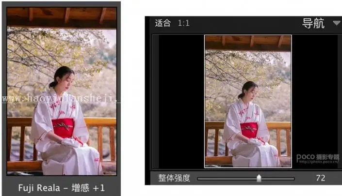 LR调色教程，通过LR给人像营造秋日的色调_www.haoyidiansheji.com