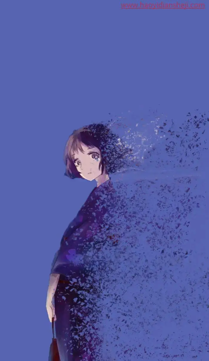 碎片效果，把人物制作成粒子碎片化特效_www.haoyidiansheji.com