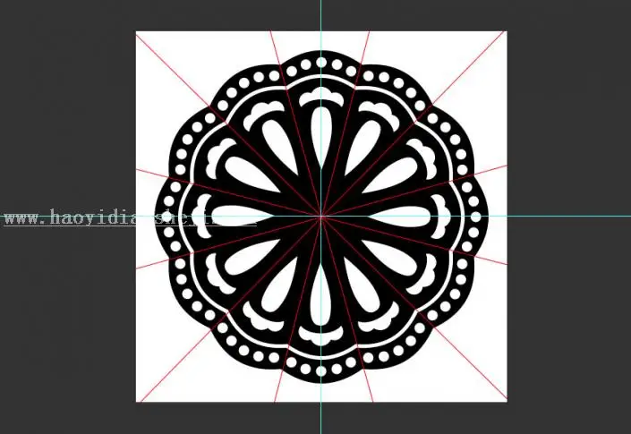 蕾丝字，利用笔刷制作蕾丝花边文字效果_www.haoyidiansheji.com