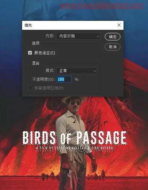 去水印，去除图片上不需要的文字_www.haoyidiansheji.com