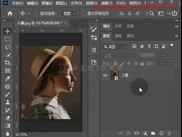 油画效果，把数码照片制作成油画效果_www.haoyidiansheji.com