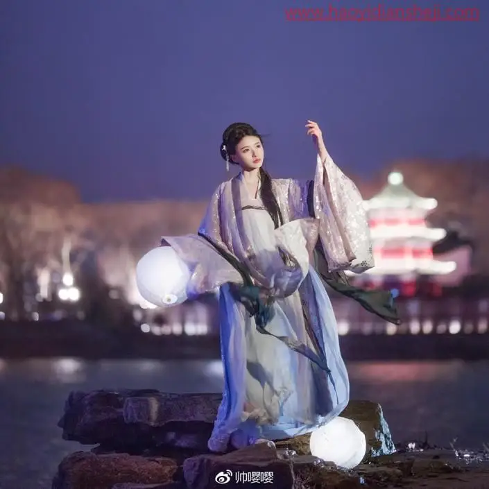 夜景人像，通过LR给夜景古风人像进行修图_www.haoyidiansheji.com