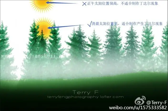 光线处理，给树林人像添加丁达尔光效_www.haoyidiansheji.com