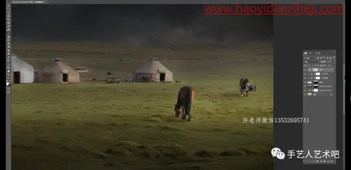 风光后期，给风光大白片光影二次塑造_www.haoyidiansheji.com