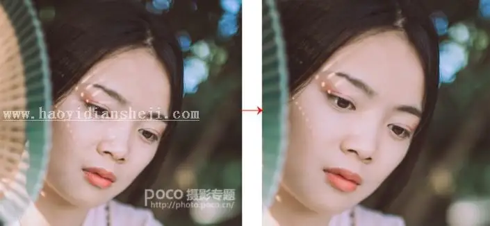去发丝，教你用高低频去除杂乱发丝_www.haoyidiansheji.com