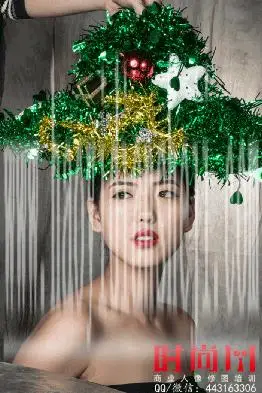 人像精修，用PS给妆容是圣诞主题的人像进行修图_www.haoyidiansheji.com