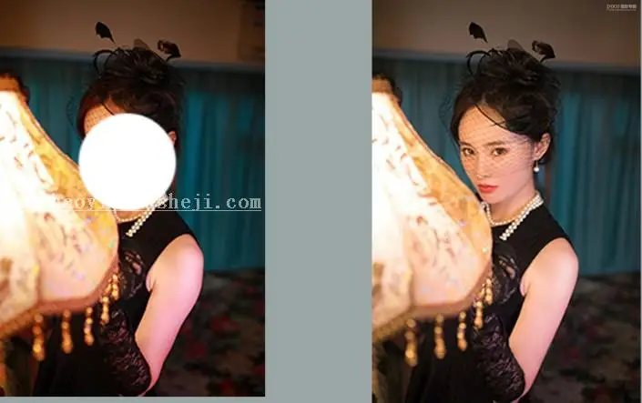 LR调色教程，通过LR给人物调出八十年代复古港风老上海风格照片_www.haoyidiansheji.com