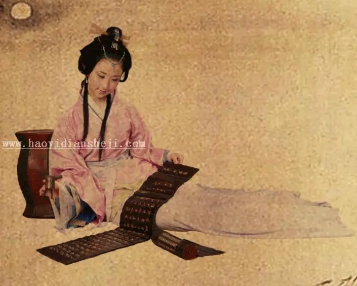 工笔画，用PS制作图片转工笔画_www.haoyidiansheji.com