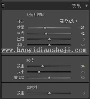 胶片色，用PS把人像调出暗色的胶片质感照片_www.haoyidiansheji.com