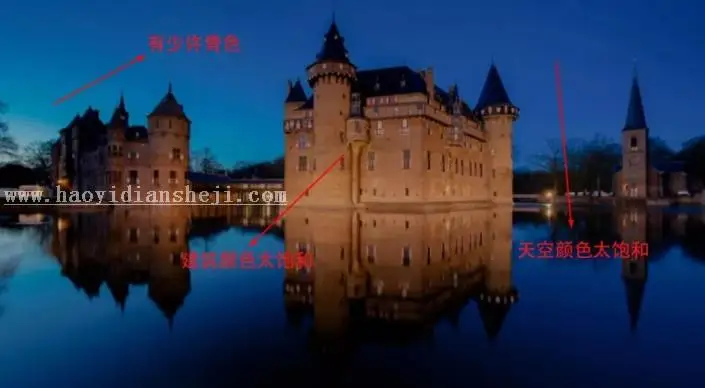 建筑后期，暗黑调后期调色教程_www.haoyidiansheji.com