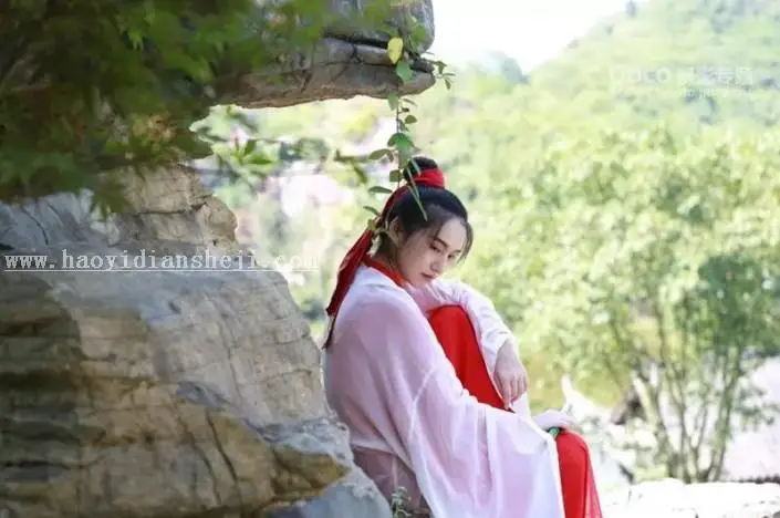古风照片，通过PS打造古典武侠中国风侠女风照片_www.haoyidiansheji.com