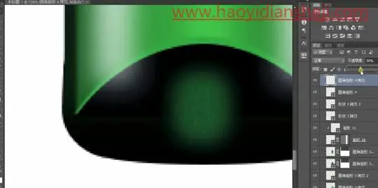 产品修图，给白葡萄酒进行精修_www.haoyidiansheji.com