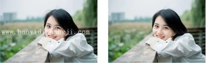 小清新，用LR调出超清新的元气少女照_www.haoyidiansheji.com