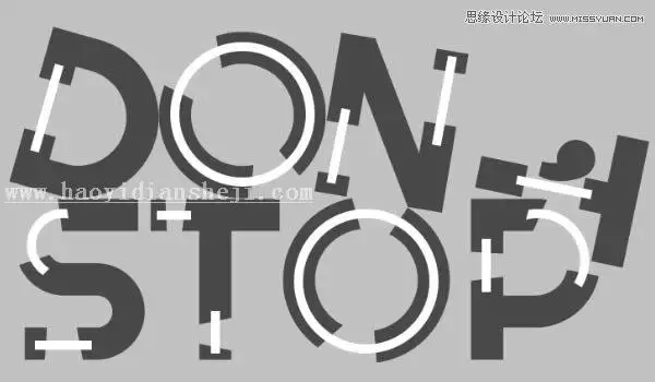 3D字体，通过PS制作红色积木立体文字图片_www.haoyidiansheji.com