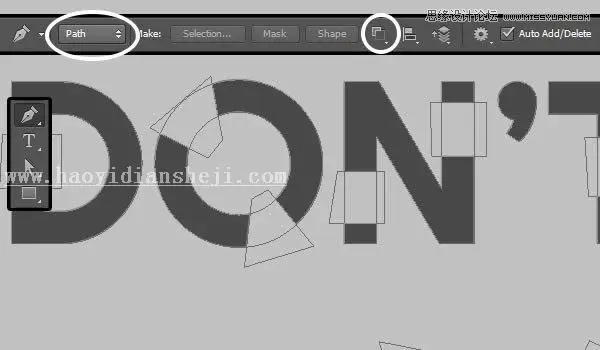 3D字体，通过PS制作红色积木立体文字图片_www.haoyidiansheji.com