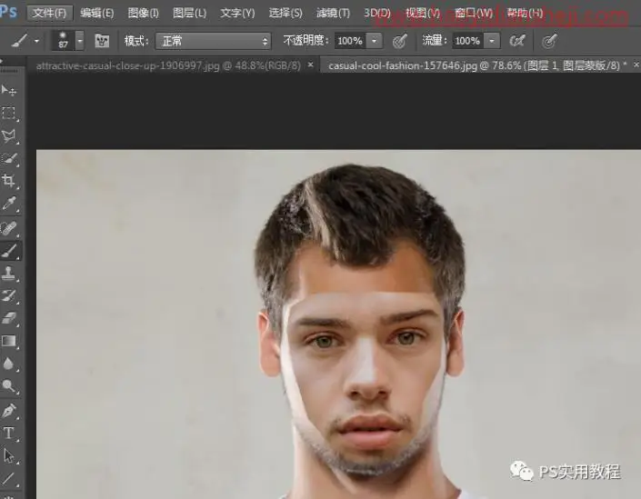 照片合成，通过PS设计一幅创意蜡烛人的造型_www.haoyidiansheji.com