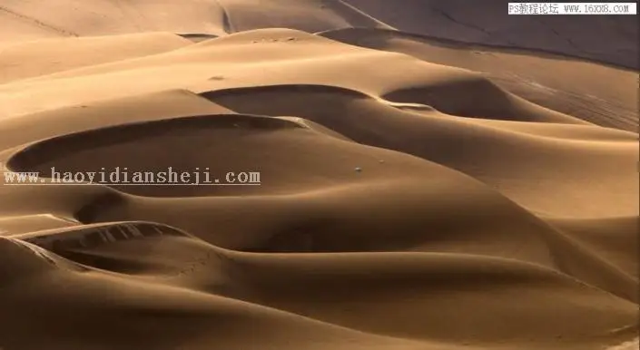 风景调色，借PS之手调出壮美沙漠风景照片_www.haoyidiansheji.com