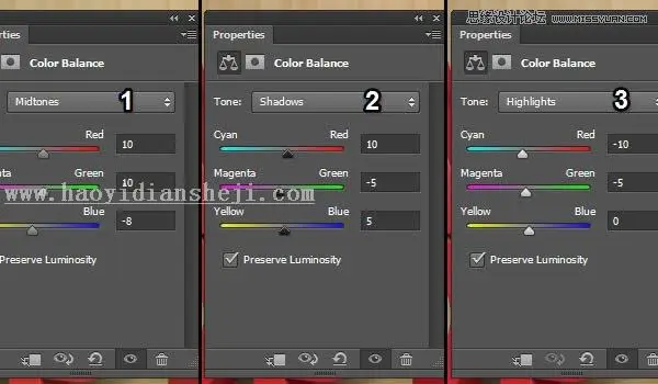 3D字体，通过PS制作红色积木立体文字图片_www.haoyidiansheji.com
