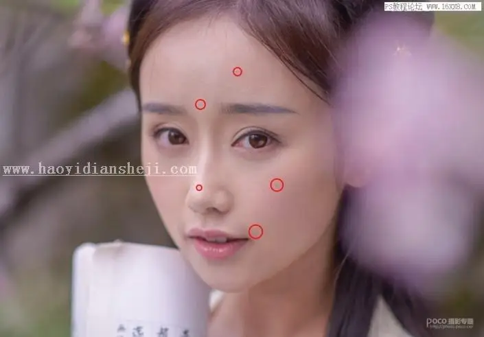 粉色效果，用PS调出古风人像甜美效果_www.haoyidiansheji.com