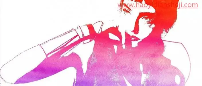 水彩效果，用PS快速制作水彩效果人物照片_www.haoyidiansheji.com
