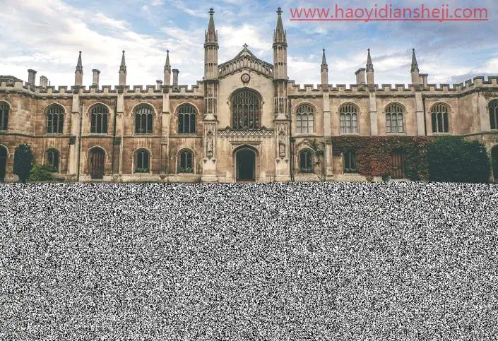 倒影效果，给拍摄的建筑照片制作水面倒影效果_www.haoyidiansheji.com