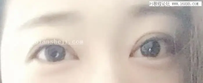 眼睛转手绘，用PS绘制灵动双眸_www.haoyidiansheji.com