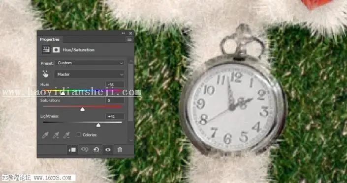 可爱字，通过PS制作可爱的毛绒绒质感的仿皮毛字体_www.haoyidiansheji.com