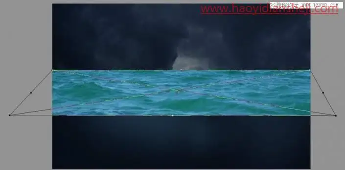 场景合成，在PS中合成一幅大鱼吞月的超现实场景_www.haoyidiansheji.com
