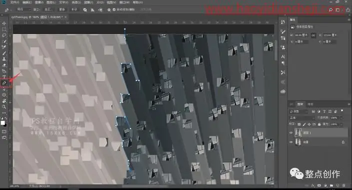 滤镜做图，通过PS的凸出滤镜制作震撼的高楼大厦_www.haoyidiansheji.com