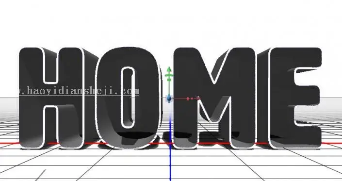 3D功能，通过PS的3D功能制作沙发上的靠枕_www.haoyidiansheji.com