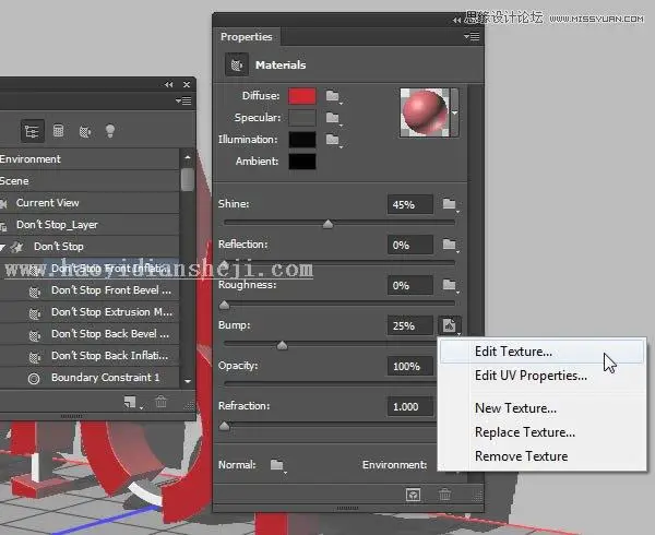 3D字体，通过PS制作红色积木立体文字图片_www.haoyidiansheji.com