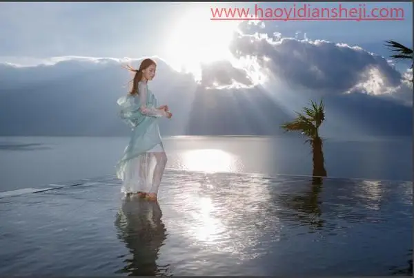逆光照片，打造甜美的外景逆光人像照片_www.haoyidiansheji.com