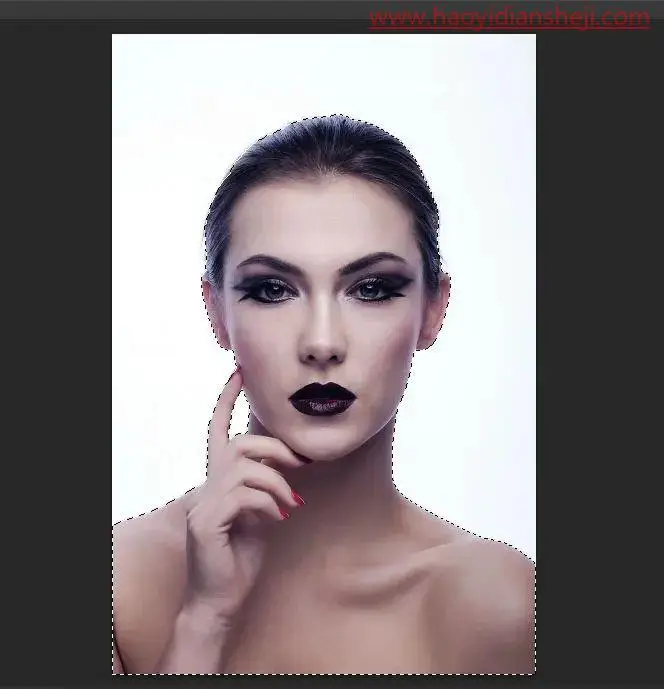 打散效果，通过PS给人物脸部制作一种破碎效果的打散人像照片_www.haoyidiansheji.com