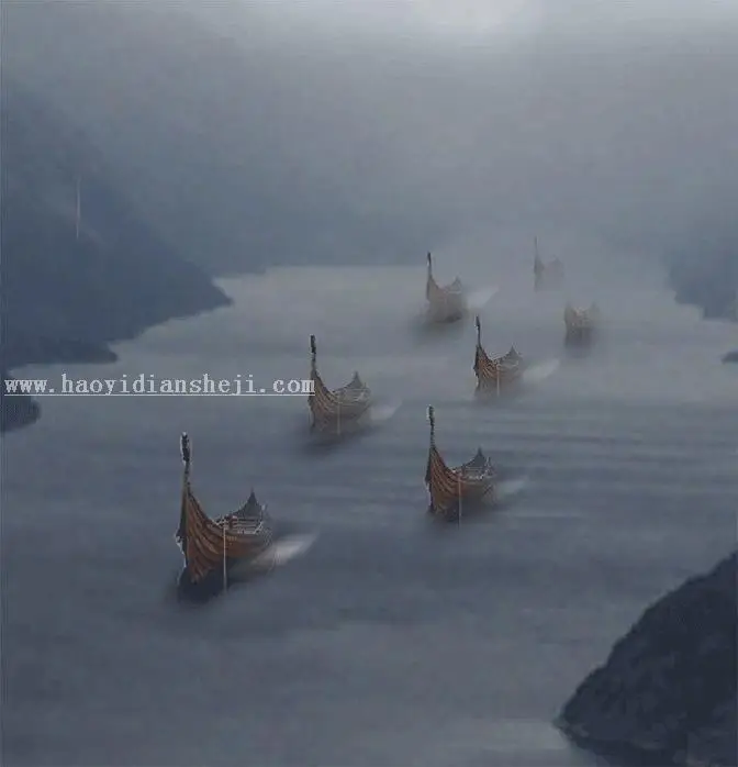 场景合成，在PS里创建一个魔幻瑰丽的场景_www.haoyidiansheji.com
