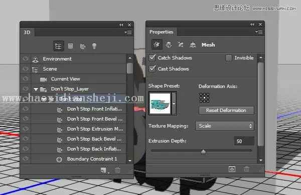3D字体，通过PS制作红色积木立体文字图片_www.haoyidiansheji.com
