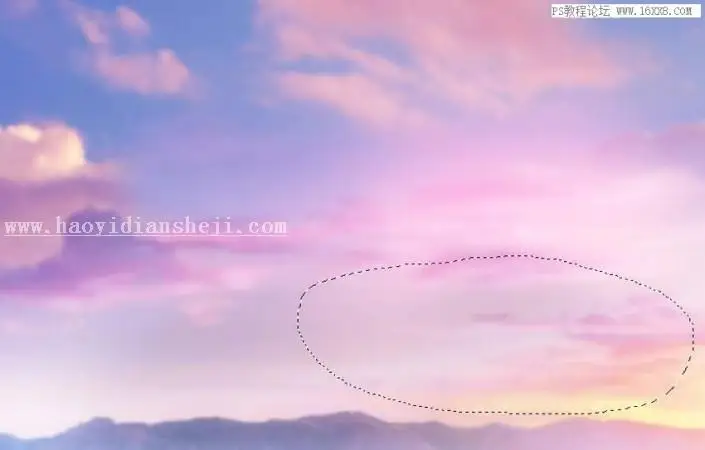 场景合成，用PS合成一副梦幻的二次元场景_www.haoyidiansheji.com