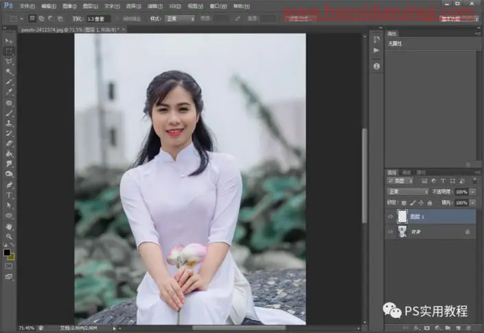 证件照，把生活照从抠图修图调色到排版的寸照制作过程_www.haoyidiansheji.com